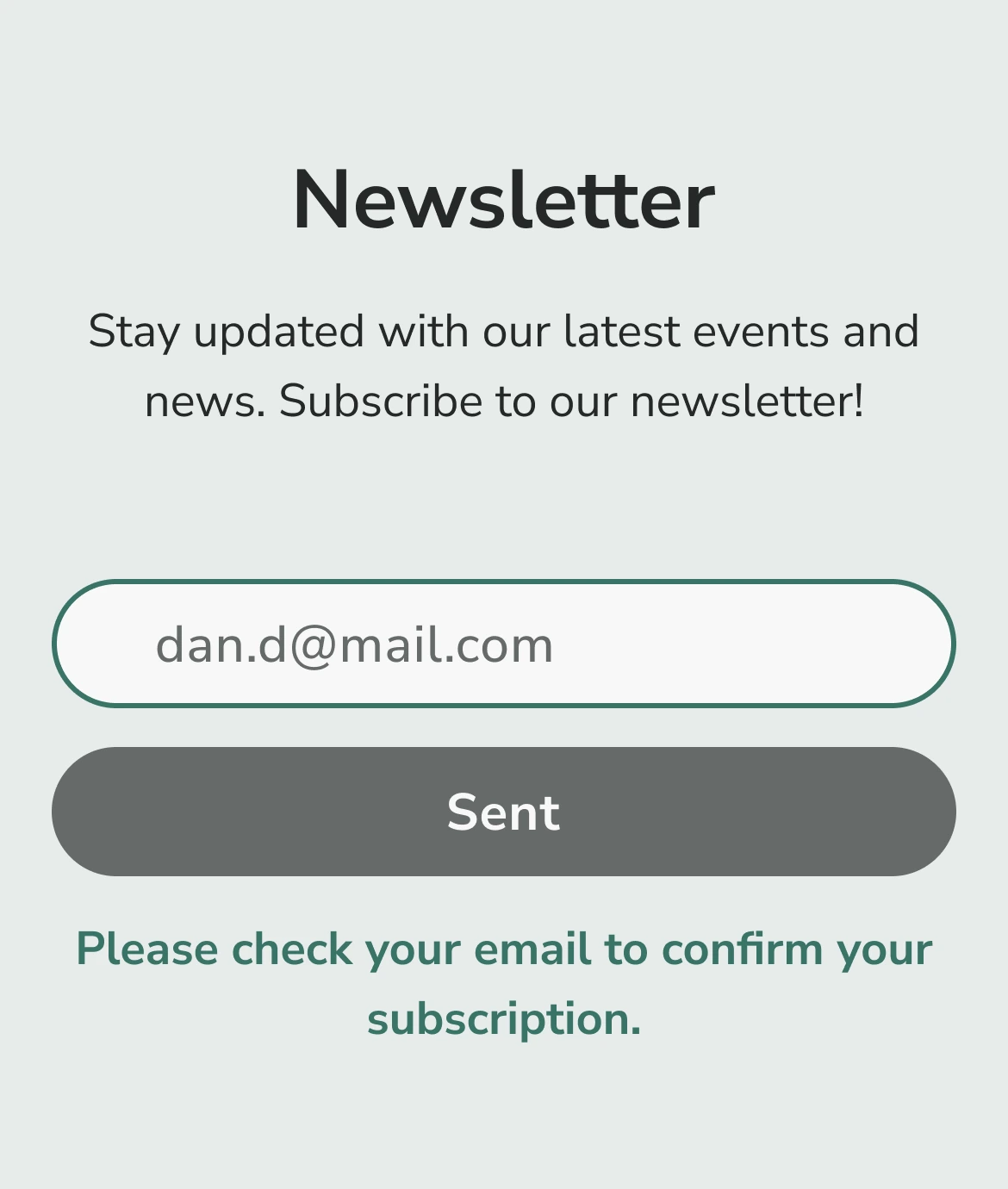 News letter subscription image