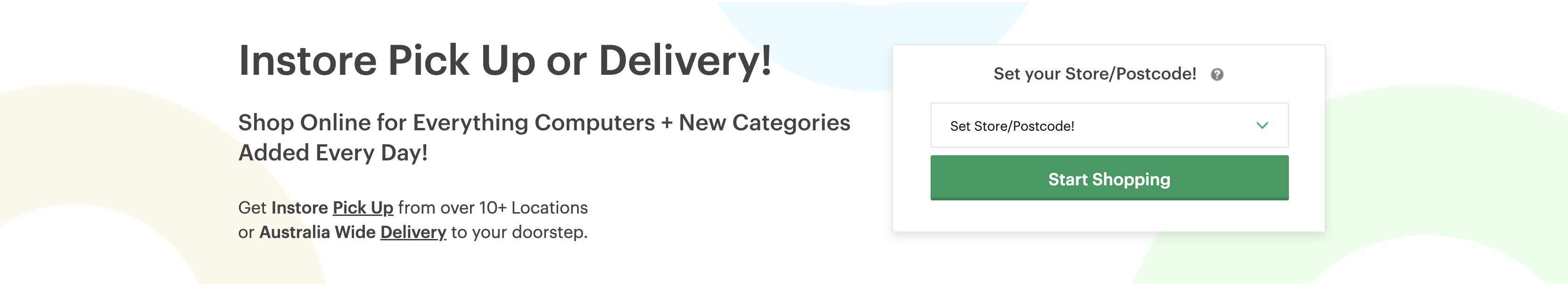 MSY website's header screen shot