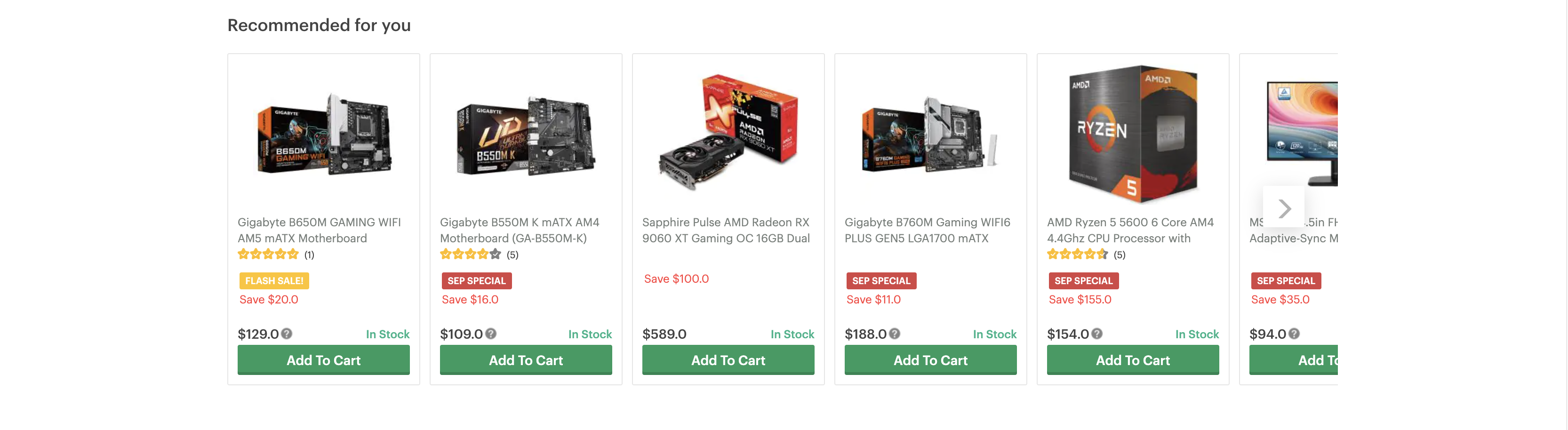 MSY website's header screen shot