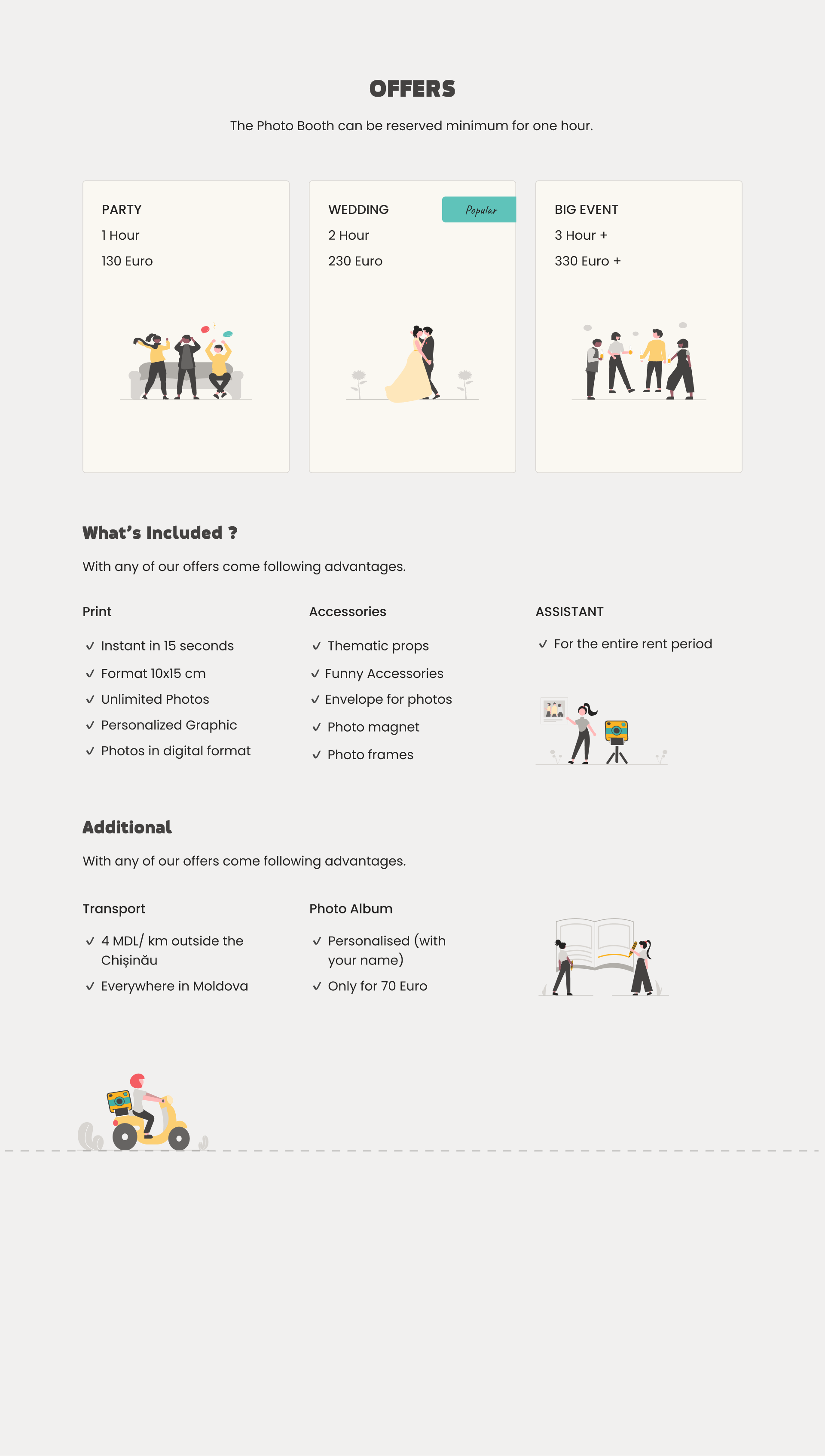 On the image are represented wireframes of the website for mobile devices.